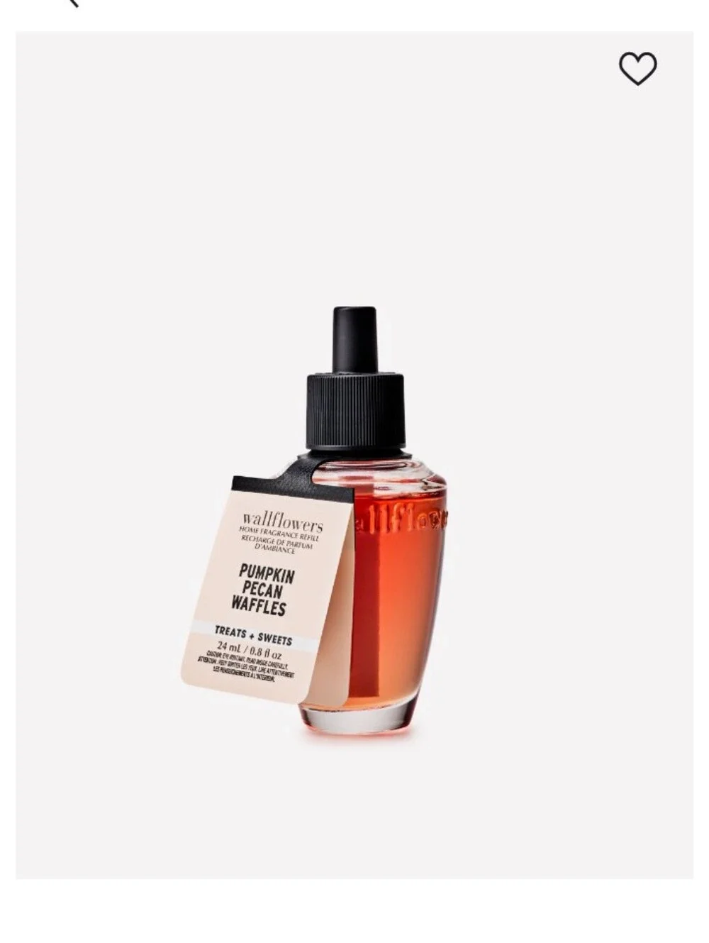 🧇🧇Wallflower Pumpkin Pecan Waffles Fragrance Refill - Amber Brown🧇🧇